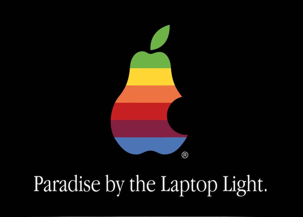 Paradise by the laptop light